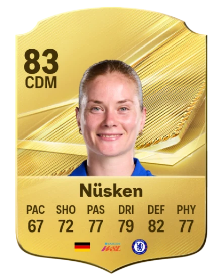 Nüsken 83 Gold CDM FC 27 card