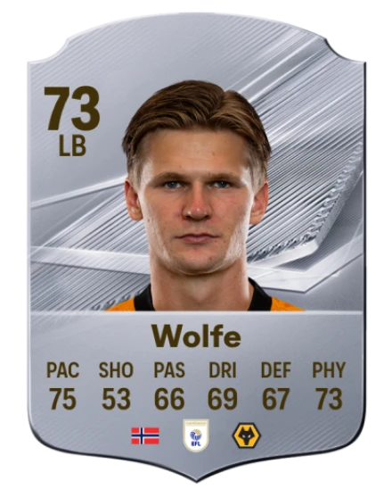 Wolfe 73 Rare LB FC 26 card