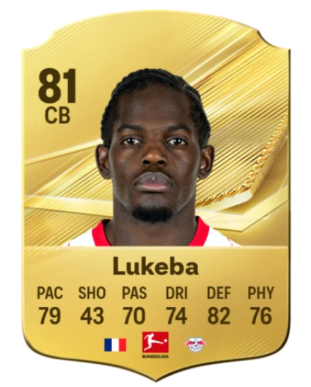 Lukeba 81 Common CB FC 26 card