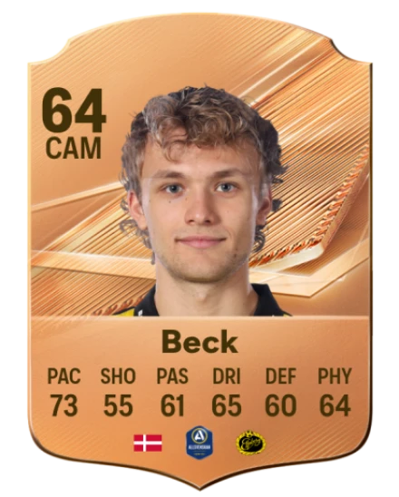 Beck 64 Bronze CAM FC 27 card