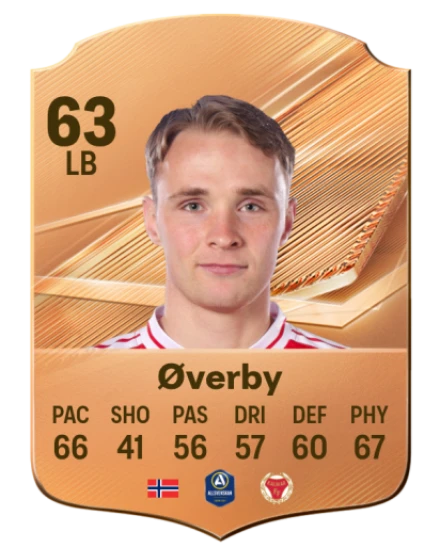 Øverby 63 Common LB FC 26 card