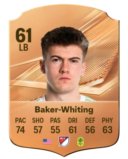 Baker-Whiting 61 Bronze LB FC 27 card