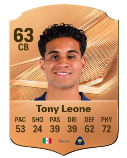 Tony Leone 63 Bronze CB FC 27 card