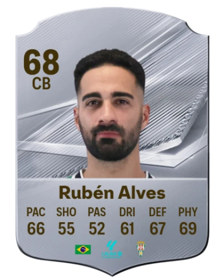 Rubén Alves 68 Common CB FC 26 card