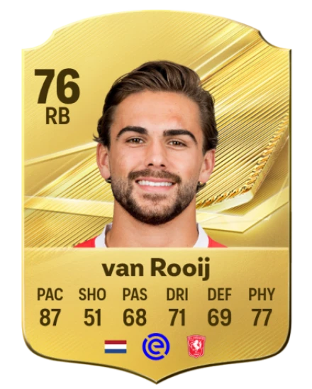 van Rooij 76 Common RB FC 26 card