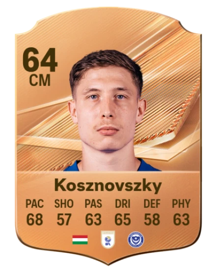 Kosznovszky 64 Bronze CM FC 27 card