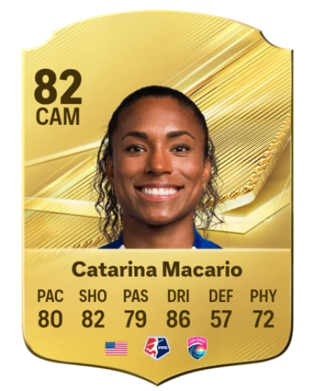 Catarina Macario 82 Common CAM FC 26 card