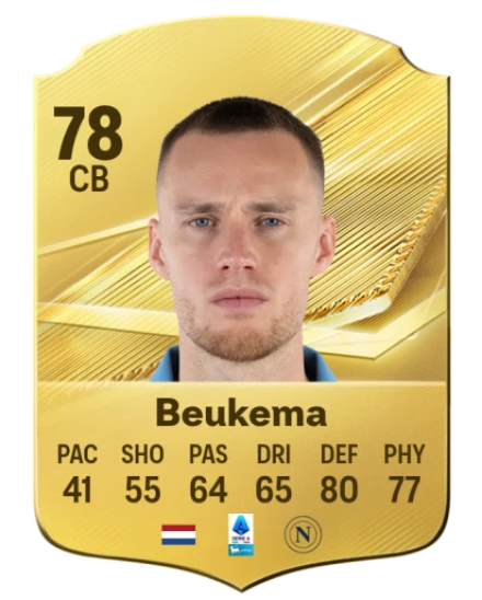 Beukema 78 Common CB FC 26 card