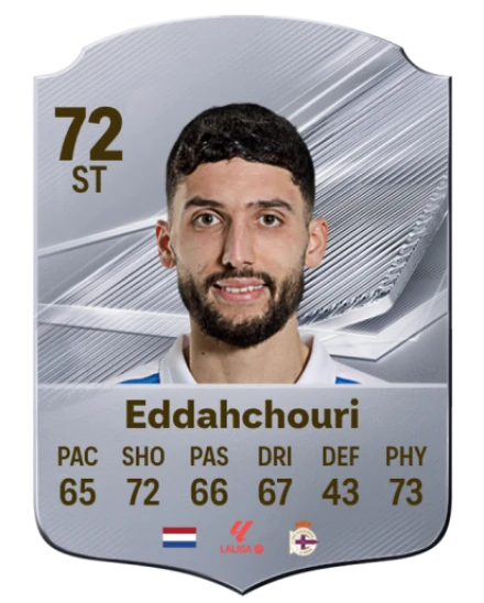 Eddahchouri 72 Silver ST FC 27 card