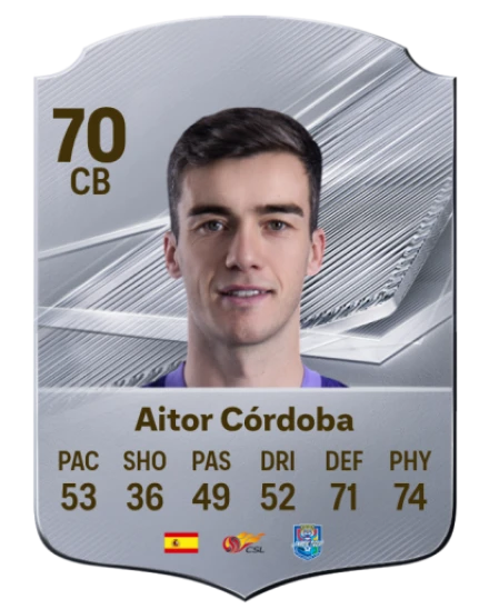 Aitor Córdoba 70 Common CB FC 26 card