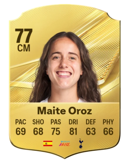 Maite Oroz 77 Common CM FC 26 card