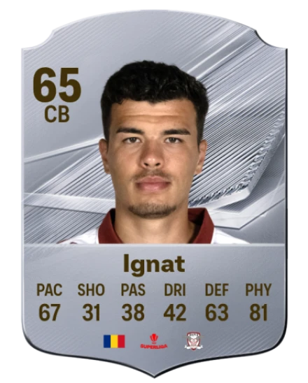 Ignat 65 Silver CB FC 27 card