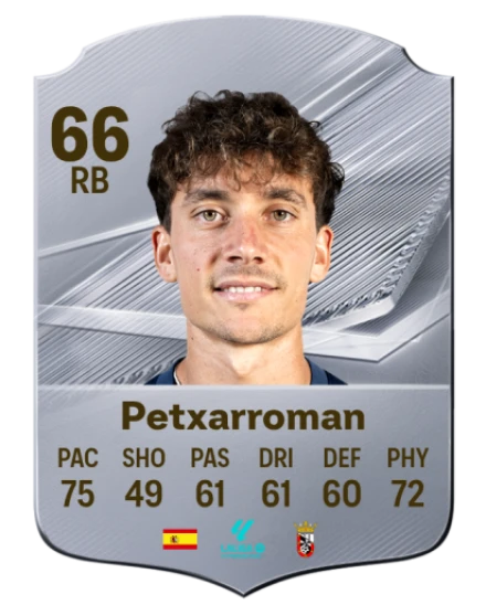 Petxarroman 66 Silver RB FC 27 card