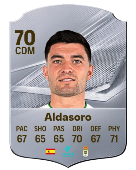 Aldasoro 70 Silver CDM FC 27 card