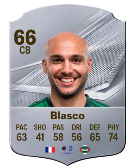 Blasco 66 Silver CB FC 27 card