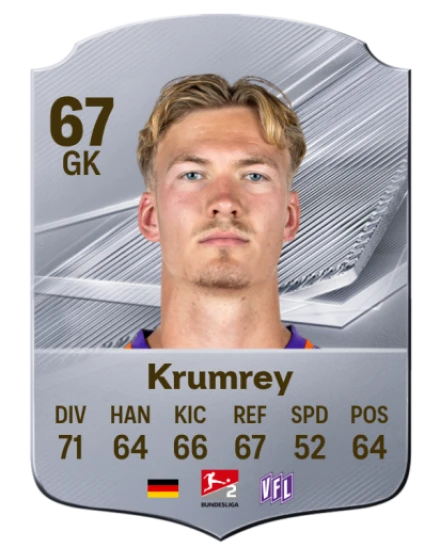 Krumrey 67 Common GK FC 26 card