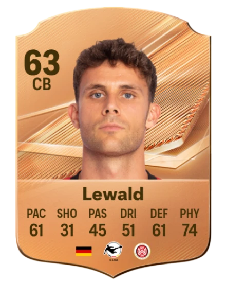 Lewald 63 Bronze CB FC 27 card