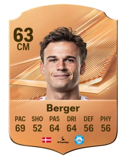 Berger 63 Common CM FC 26 card
