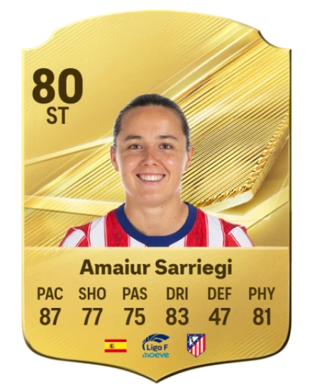 Amaiur Sarriegi 80 Common ST FC 26 card