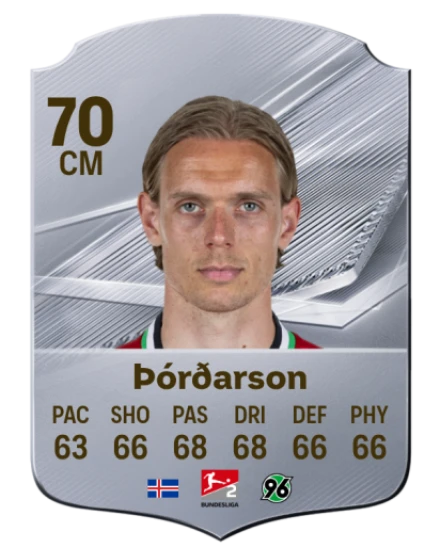 Þórðarson 70 Common CM FC 26 card