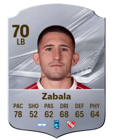 Zabala 70 Silver LB FC 27 card