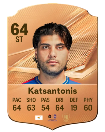 Katsantonis 64 Bronze ST FC 27 card