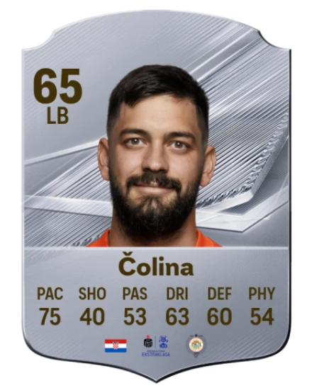Čolina 65 Silver LB FC 27 card