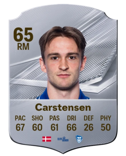 Carstensen 65 Silver RM FC 27 card
