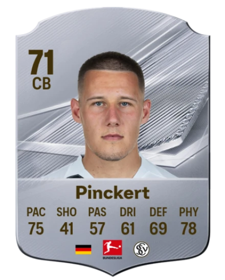 Pinckert 71 Common CB FC 26 card
