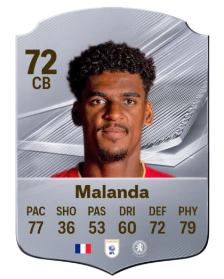 Malanda 72 Common CB FC 26 card