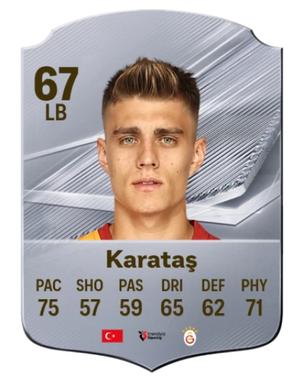 Karataş 67 Silver LB FC 27 card