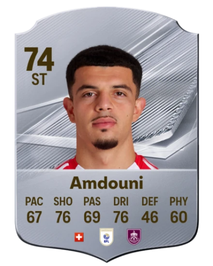 Amdouni 74 Common ST FC 26 card