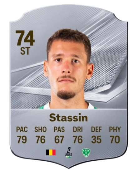 Stassin 74 Rare ST FC 26 card