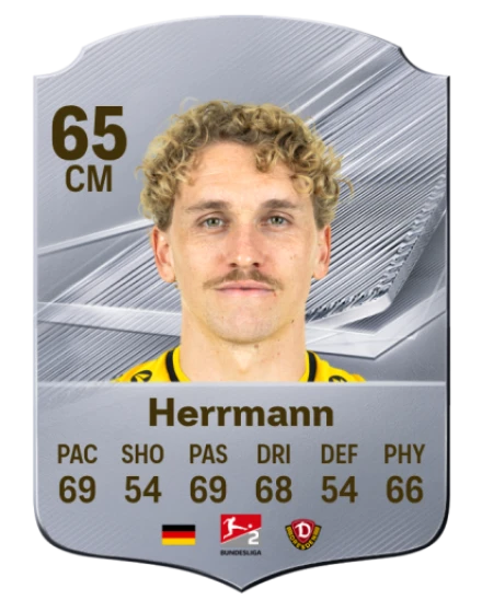 Herrmann 65 Silver CM FC 27 card