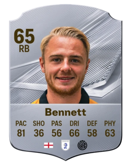 Bennett 65 Common RB FC 26 card