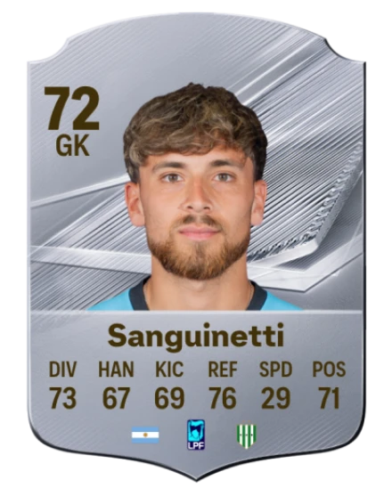 Sanguinetti 72 Common GK FC 26 card