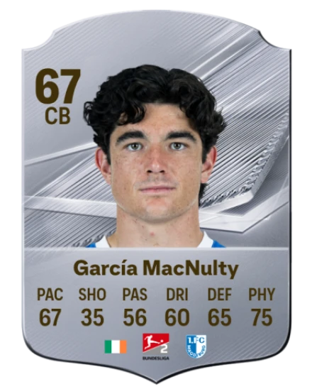 García MacNulty 67 Silver CB FC 27 card