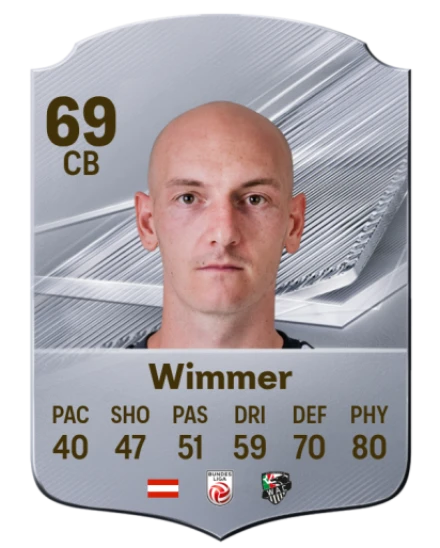 Wimmer 69 Common CB FC 26 card