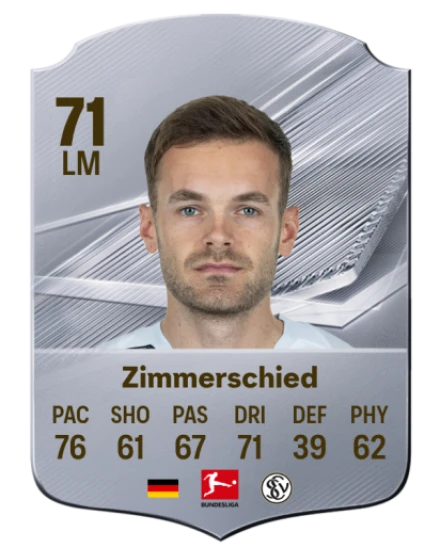 Zimmerschied 71 Common LM FC 26 card