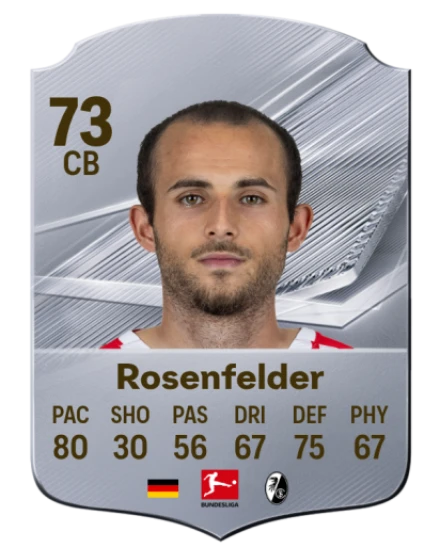 Rosenfelder 73 Common CB FC 26 card