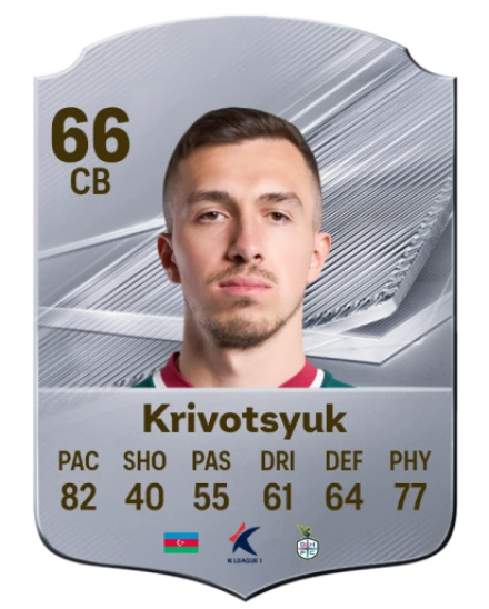 Krivotsyuk 66 Common CB FC 26 card
