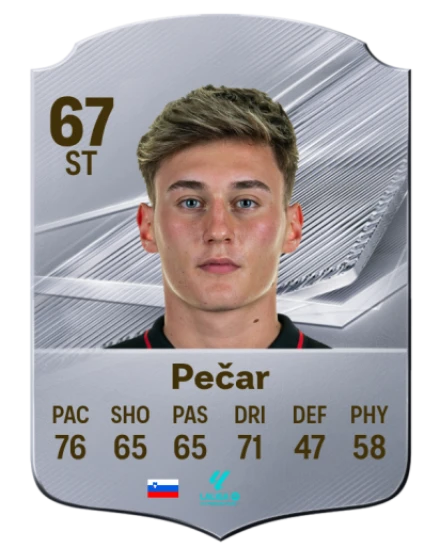 Pečar 67 Common ST FC 26 card