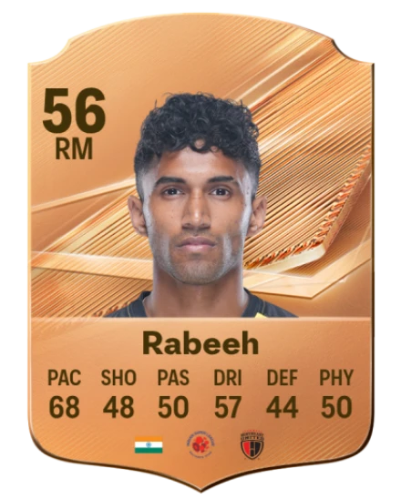 Rabeeh 56 Common RM FC 26 card