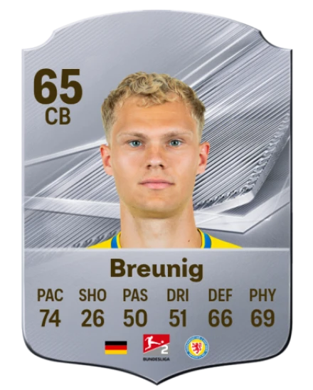 Breunig 65 Silver CB FC 27 card