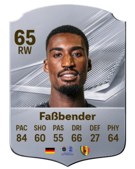 Faßbender 65 Common RW FC 26 card