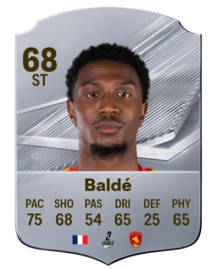 Baldé 68 Rare ST FC 26 card