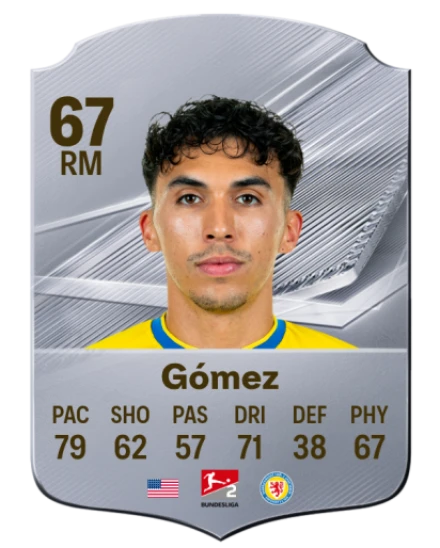 Gómez 67 Silver RM FC 27 card