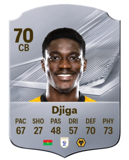 Djiga 70 Silver CB FC 27 card
