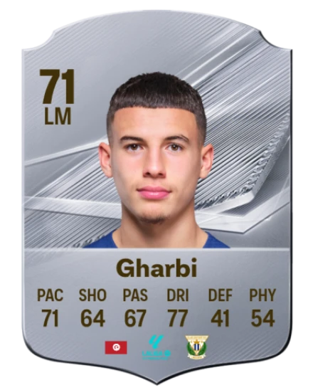 Gharbi 71 Common LM FC 26 card