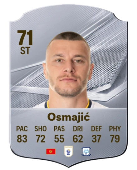 Osmajić 71 Rare ST FC 26 card